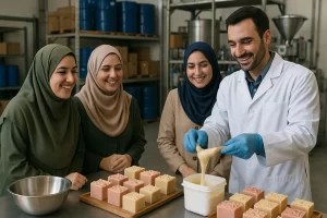 آموزش تخصصی صابون خامه ایی با فرمول تجاری-حضوری