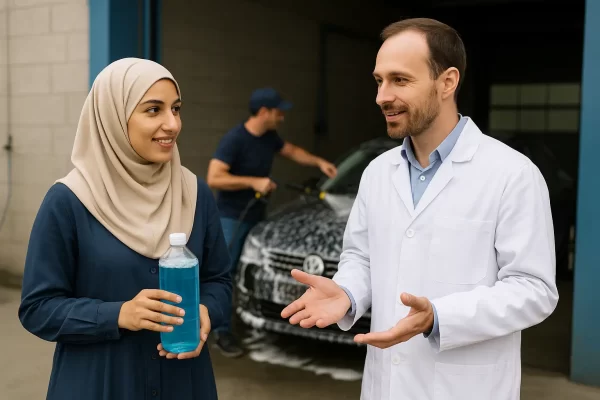 آموزش تخصصی شامپو کارواش با فرمول تجاری - حضوری