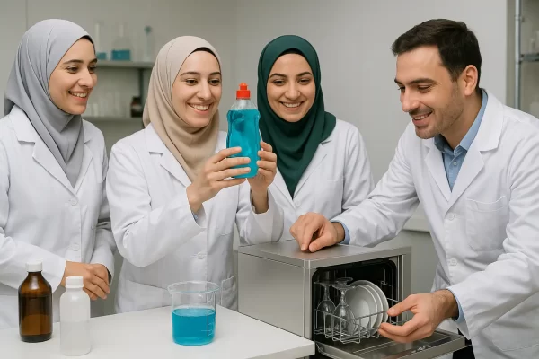 آموزش تخصصی مایع جلادهنده ماشین ظرفشویی با فرمول تجاری - حضوری