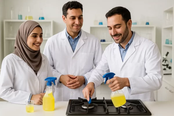 آموزش تخصصی تولید مایع گاز پاک کن با فرمول تجاری – حضوری