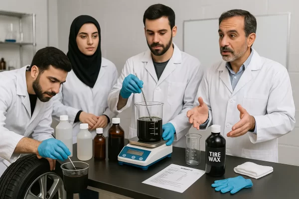 آموزش تخصصی واکس لاستیک با فرمول تجاری - حضوری