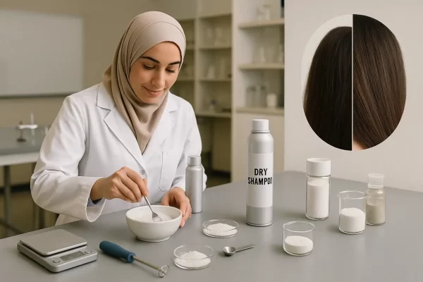 آموزش تولید شامپو خشک با فرمول تجاری شیمی جو