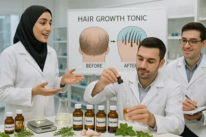 آموزش تولید تونیک رشد مو با فرمول تجاری شیمی جو