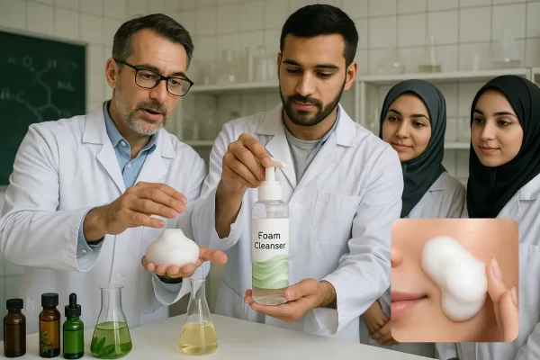 دوره آموزش ساخت فوم شستشوی صورت شیمی جو