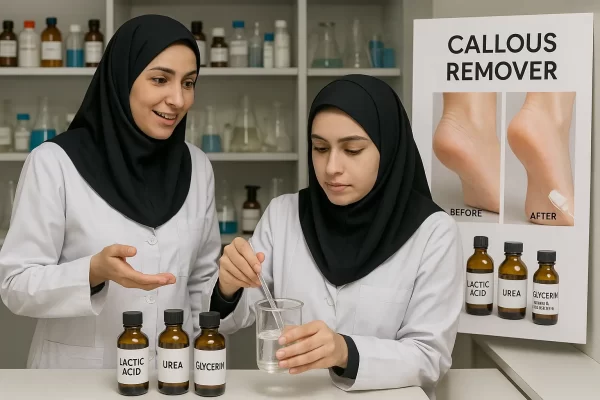 آموزش تخصصی کالوس ریموور با فرمول تجاری شیمی جو