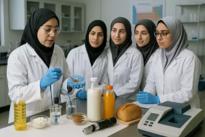 دوره کنترل کیفی فیزیکوشیمیایی مواد غذایی شیمی جو
