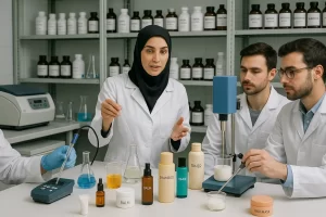 دوره کنترل کیفی فیزیکوشیمیایی فرآورده های آرایشی بهداشتی و شیمیایی شیمی جو