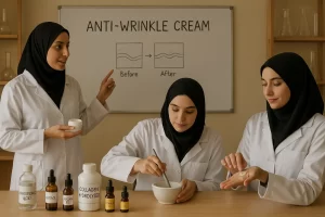 آموزش تولید کرم ضد چروک با فرمولاسیون تجاری