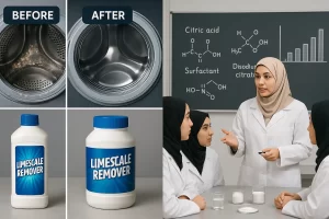 آموزش تخصصی جرم گیر ماشین لباسشویی با فرمول تجاری شیمی جو