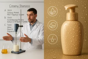 آموزش تخصصی شامپو کرمی شیری با فرمول تجاری شیمی جو