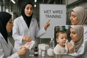 آموزش تولید دستمال مرطوب با فرمول تحاری شیمی جو
