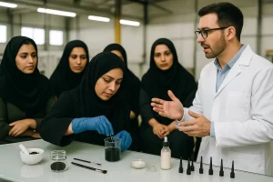آموزش تولید خط چشم شیمی جو