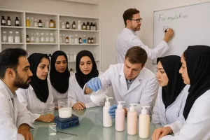 آموزش تولید لوسیون بدن شیمی جو