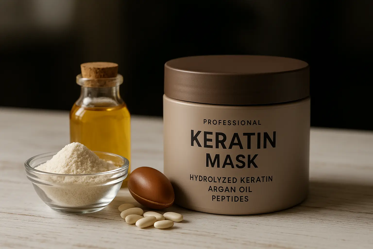 ماسک کراتین مو