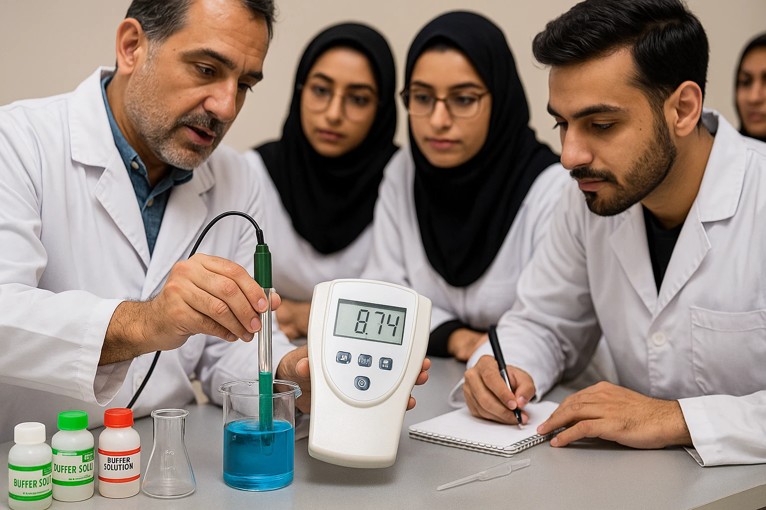 آموزش نحوه تست pH جهت انتخاب نوع آنتی اسکالانت